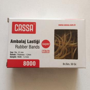 CASSA PAKETLEME AMBALAJ PARA LASTİĞİ %100 KAUÇUK 50 GR