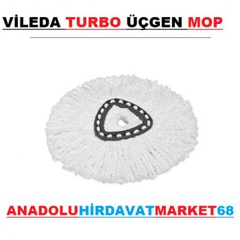 VİLEDA TURBO PEDALLI YEDEK MOP MİKROFİBER ÜÇGEN MOP ORJİNAL