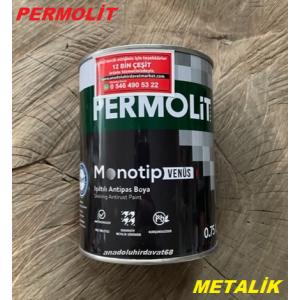 PERMO METALİK ANTİK ALTIN SARI ÇELİK KAPI BOYASI METAL FERFORJE BOYASI 1KG