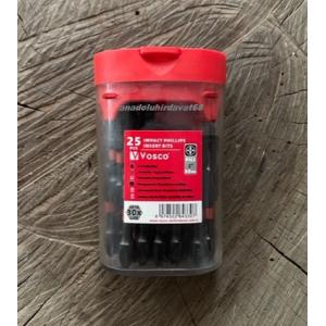 VSC PH2 SAC VİDA UCU YILDIZ BİTS UÇ 50MM COBALT ÇELİK VİDA SIKMA UCU 25PCS