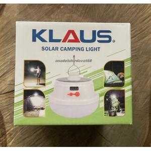 KLAUS PRO SOLAR KAMP LAMBASI GÜNEŞ ENERJİLİ KAMP LAMBASI USB 5W 12SAAT