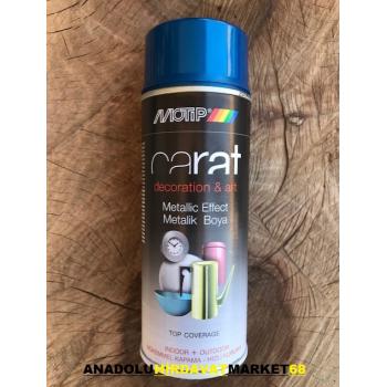 MOTİP METALİK MAVİ EFEKT SPREY BOYA METALİK OTO BOYASI 400ML