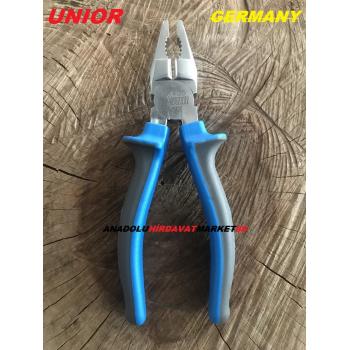 UNİOR CRV ÇELİK 180MM PENSE KOMBİNE İZOLELİ PENSE GERMANY