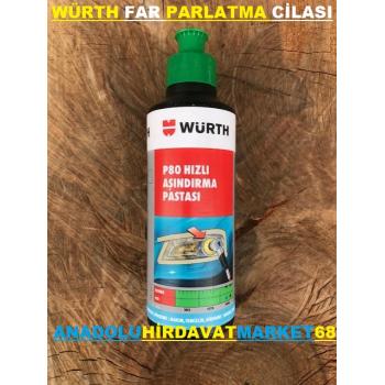 WÜRTH P80 FAR PARLATMA CİLASI FAR PARLATIR LEKE ÇIKARIR 250ML