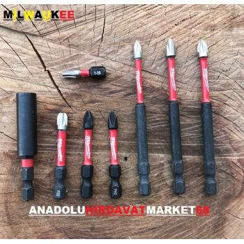 MİLWAUKEE YILDIZ BİTS UÇ UZATMA SETİ YILDIZ SIKMA UÇ COBALT SET 8PCS