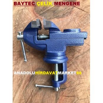 BAYTEC MİNİ MENGENE DÖNERLİ TABLALI ÖRSLÜ MASA MENGENESİ 50MM PRO