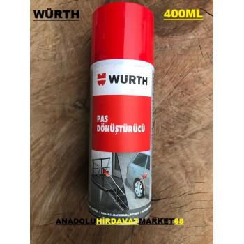 WÜRTH 400ML PAS DÖNÜŞTÜRÜCÜ PASLI YÜZEYİ ONARIR PAS SÖKÜCÜ