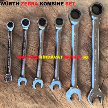 WÜRTH CIRCIR KOMBİNE ANAHTAR SETİ 6 PARÇA ANAHTAR SET