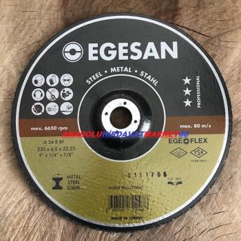 EGESAN 180MM TAŞLAMA TAŞI ÇAPAK ALMA METAL TAŞLAMA TAŞI 8MM