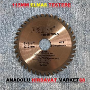 FREED ELMAS TESTERE SUNTA AHŞAP KESİCİ 115 MM AVUÇ TAŞLAMALAR İÇİN