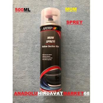 MOTİP 500ML OTO KAPORTA KORUYUCU MUM SPREY ŞEFFAF MUM SPREYİ