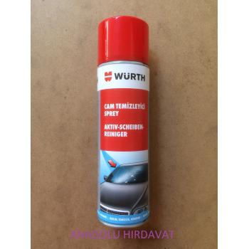 WÜRTH 500 ML CAM TEMİZLEME SPREYİ ARAÇ CAMI TEMİZLEME KÖPÜĞÜ