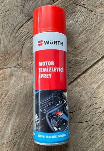 WÜRTH MOTOR TEMİZLEME SPREYİ SUSUZ PARLATMA SPREY 500ML GERMANY | Motor ...